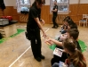 Policie v tělocvičně 